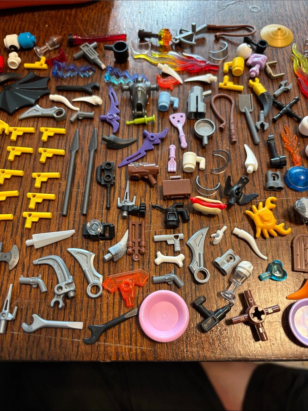 Lego weapon mini figure accessories
